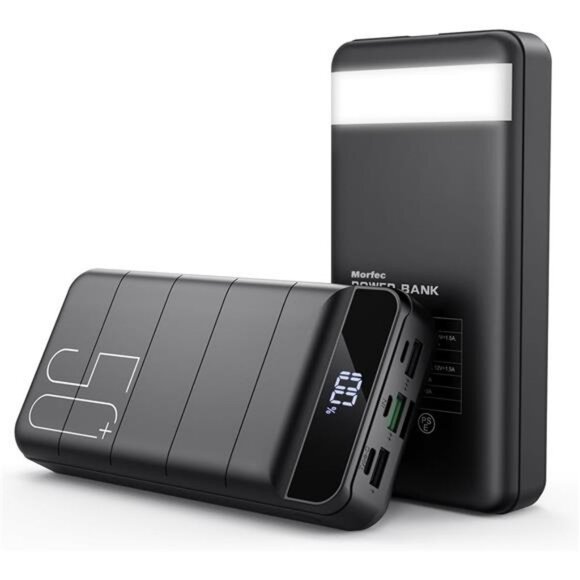 50000mAh power bank fast charging USB C portable charger with LED display - Picture 1 of 7
